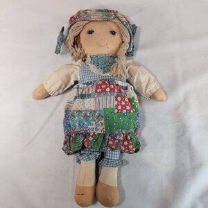 Knickerbocker Holly Hobbie Day 'N Night Eyes Open & Close Blue Dress Vintage Rag